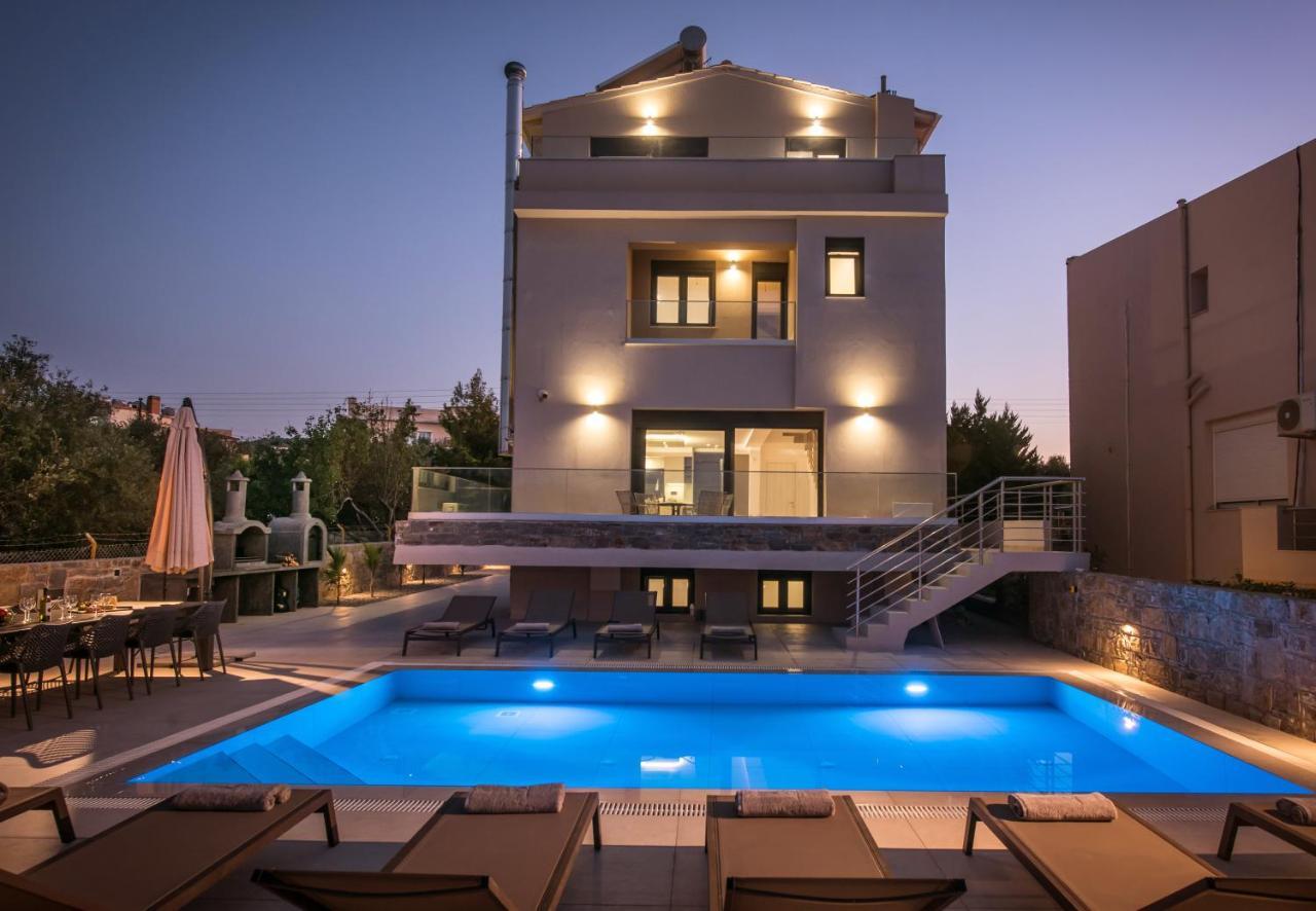הרסוניסוס Luxury Villa Marelina מראה חיצוני תמונה