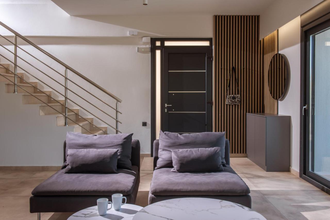 הרסוניסוס Luxury Villa Marelina מראה חיצוני תמונה