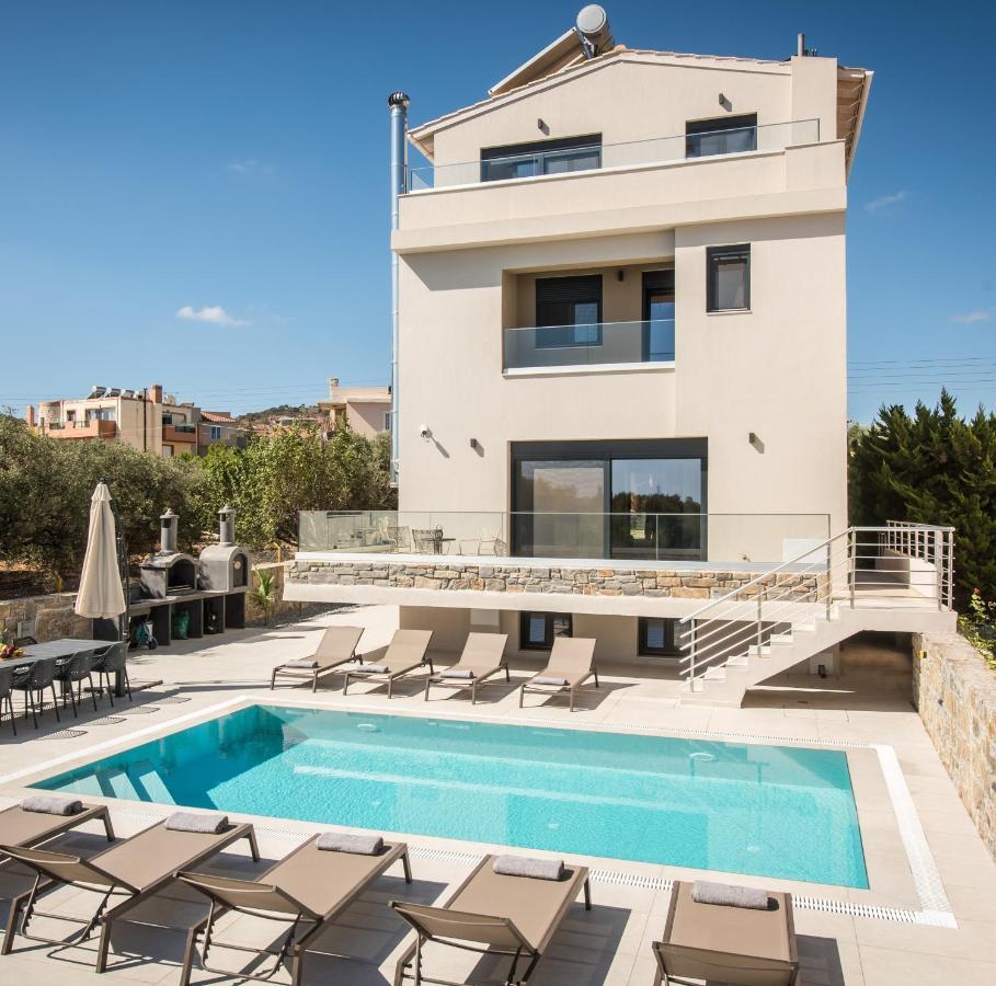 הרסוניסוס Luxury Villa Marelina מראה חיצוני תמונה