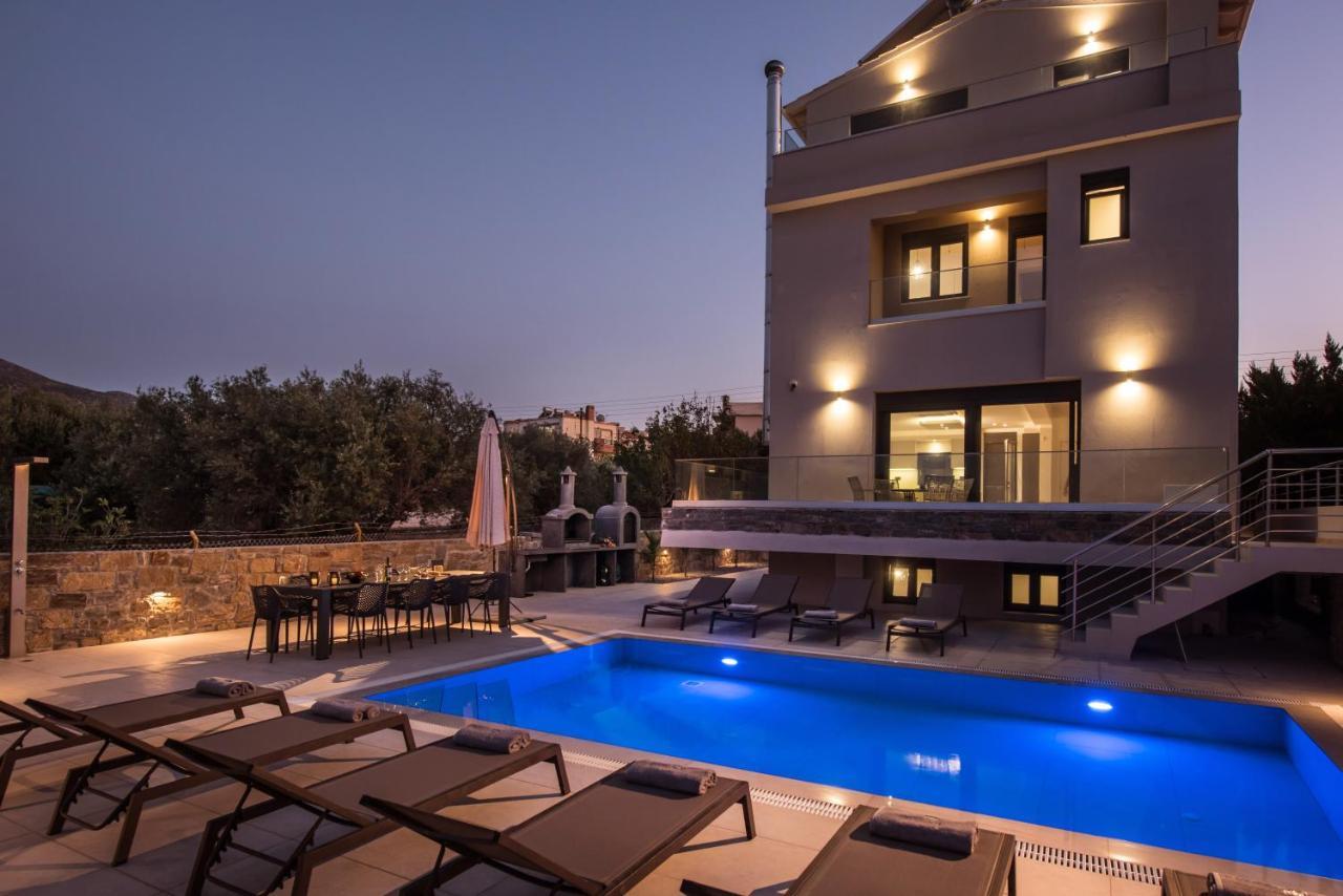 הרסוניסוס Luxury Villa Marelina מראה חיצוני תמונה